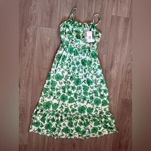 Grace Karin Light Green Floral Dress
